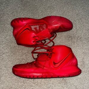 Nike kyrie 6 Nike id Vibrant Red Athletic Shoes